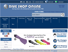 Tablet Screenshot of diveshoponline.co.uk